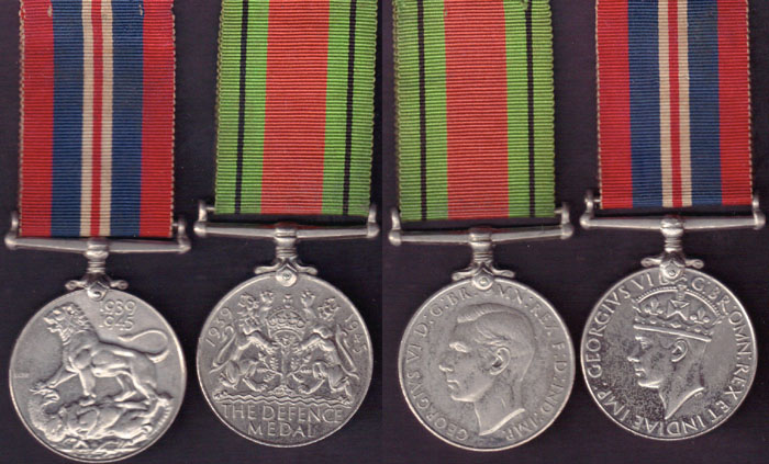 WW2 Medals Pair H.W.J. Harper